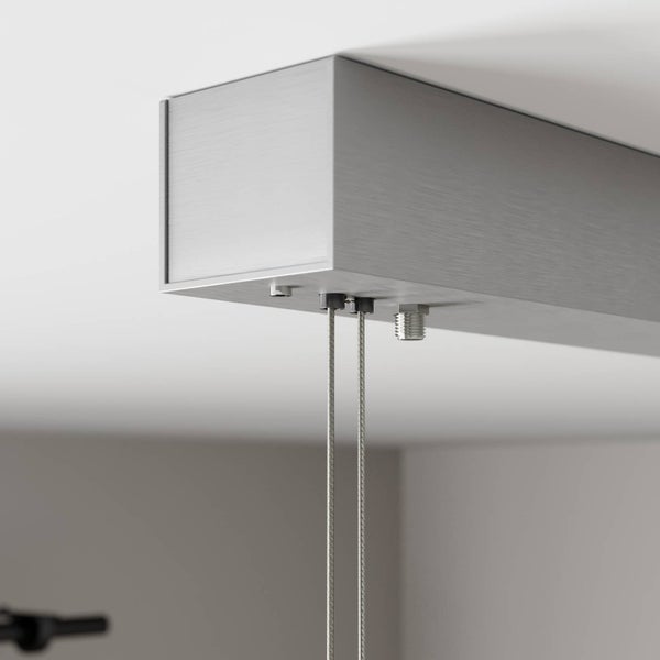 quitani LED Lian (Design, Modern) in Schwarz aus Aluminium (1 flammig ) Wohnzimmerleuchte