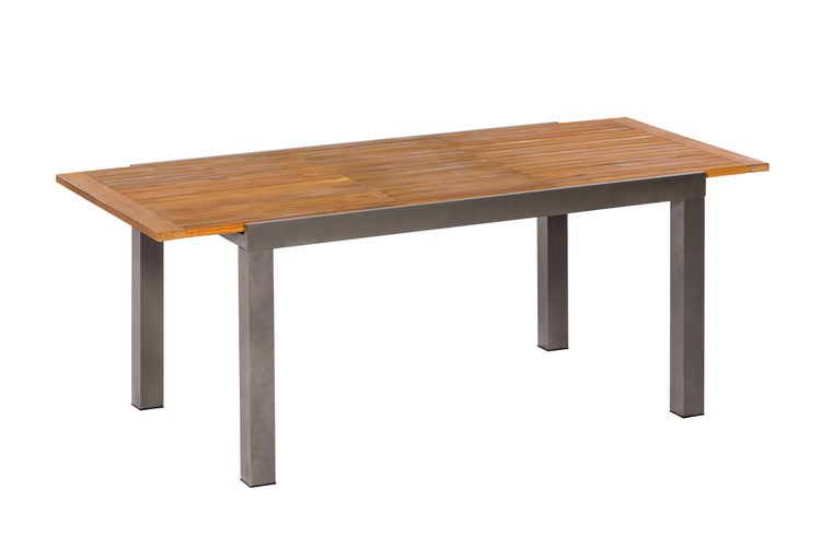 Santorin Gartenmöbelset 5tlg., Klappsessel, Ausziehtisch 150 (200) x 90 cm