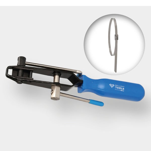 BRILLIANT TOOLS Spann- und Schneidwerkzeug für Endlosschellen - BT676001