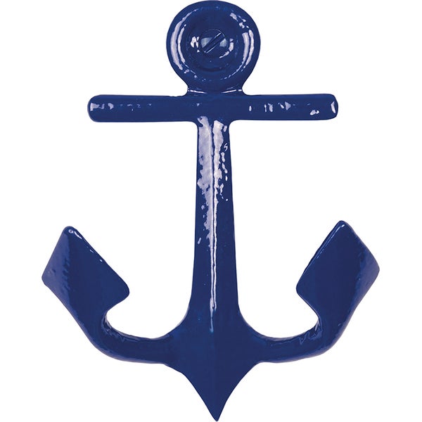 Blauer Anker-Wandhaken - Batela