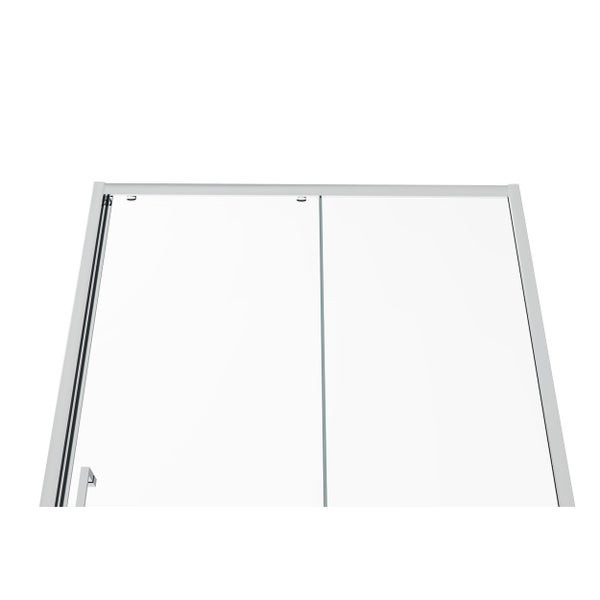 Duschkabine mit Glas und Metallrahmen