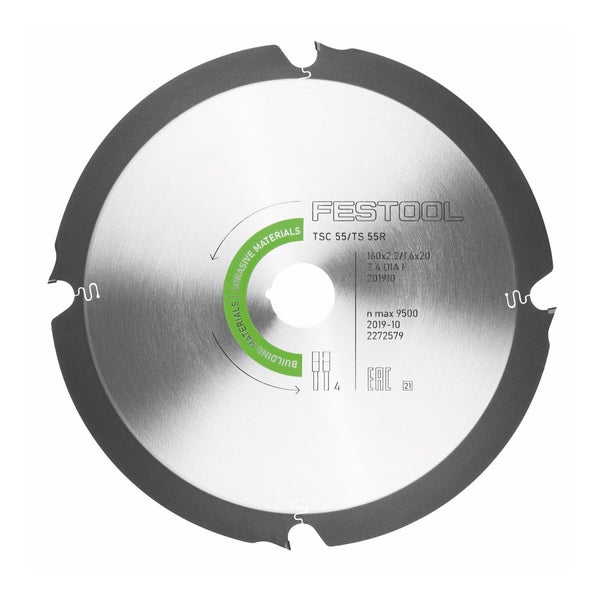 Festool TS 55 REBQ-PLUS Tauchsäge 1200W 160 mm im Systainer ( 561551 ) + Extra Sägeblatt HW