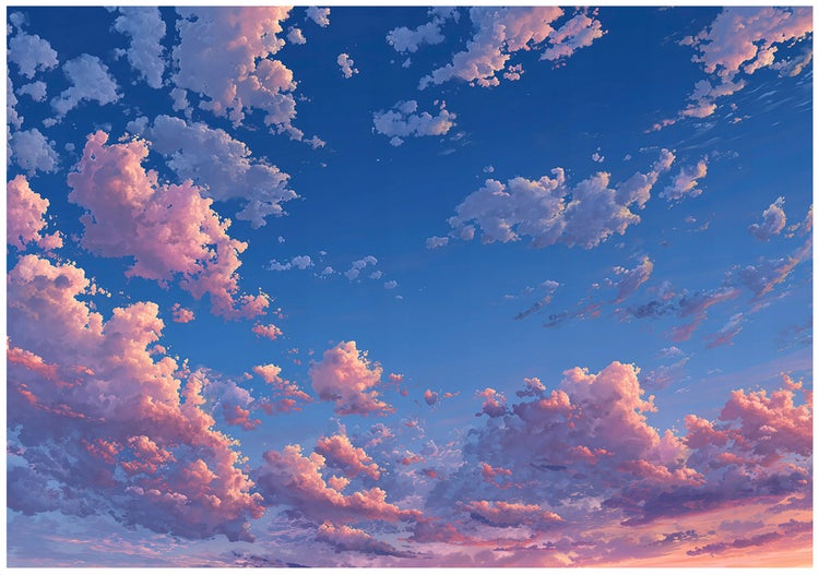 Abendhimmel mit Wolken