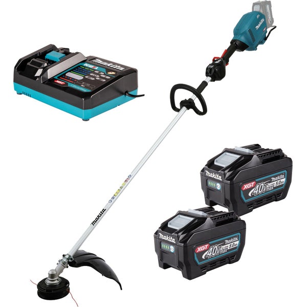 Makita UR014GT201 Akku-Freischneider 40V max. Rundgriff / 2x 5,0 Ah Akku + Ladegerät