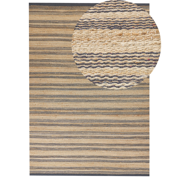 Teppich BUDHO Beige 160 x 230 cm Jute