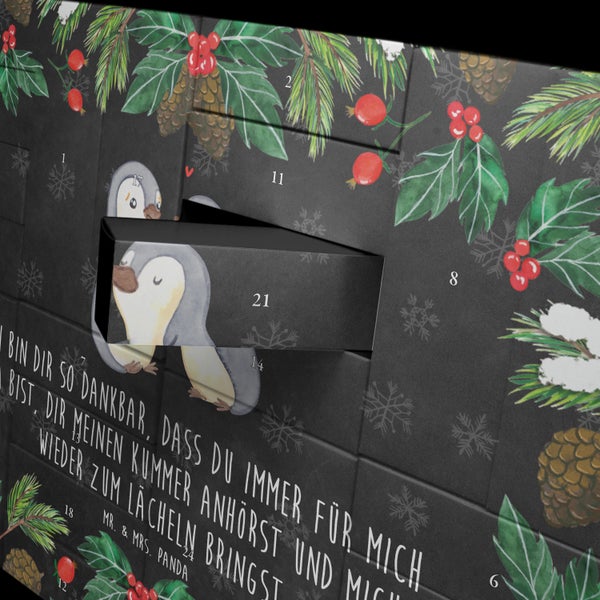 Mr. & Mrs. Panda Befüllbarer Adventskalender Pinguine trösten - Schwarz