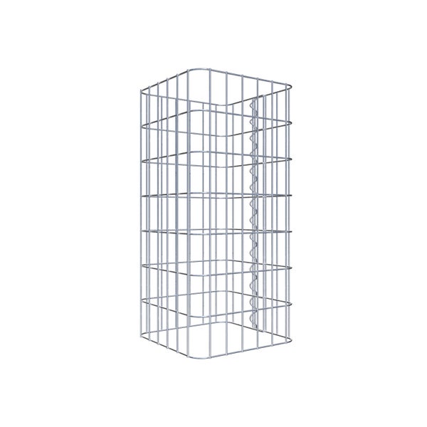 Gabionensäule 32 x 32 cm, MW 5 x 10 cm eckig - Höhe: 0,70 m