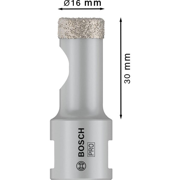 Bosch PRO Core Cutter dry 16 x30 x 22,23 mm - 2608587114