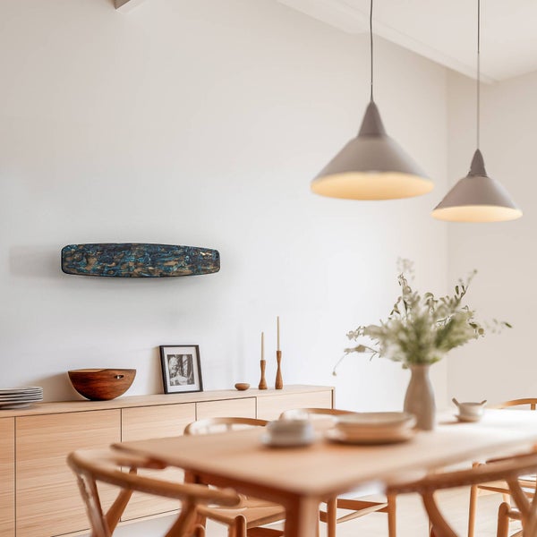 quitani LED Wandleuchte, Wandlampe Innen Lysia (Modern) in Alu aus Aluminium (1 flammig ) - Wandstrahler Wandbeleuchtung Schlafzimmer / Wohnzimmer Licht nach oben & unten Flurleuchte