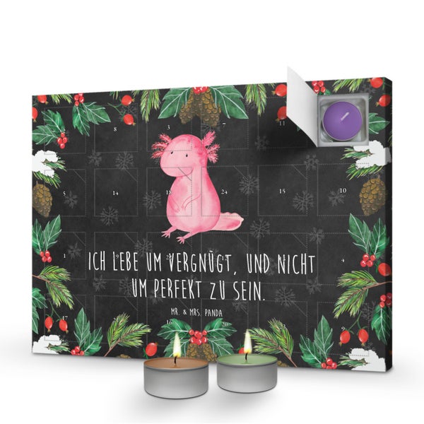 Mr. & Mrs. Panda Duftkerzen Adventskalender Axolotl null - Schwarz