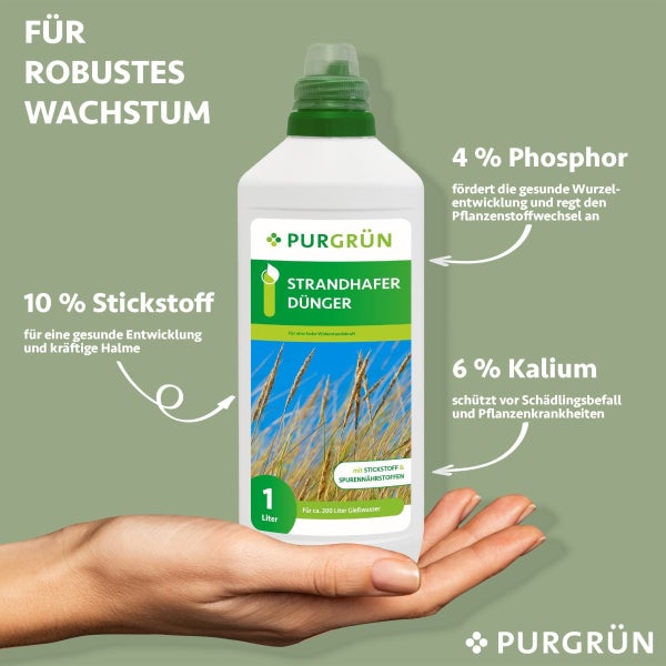 Purgrün Strandhafer-Dünger 1 Liter