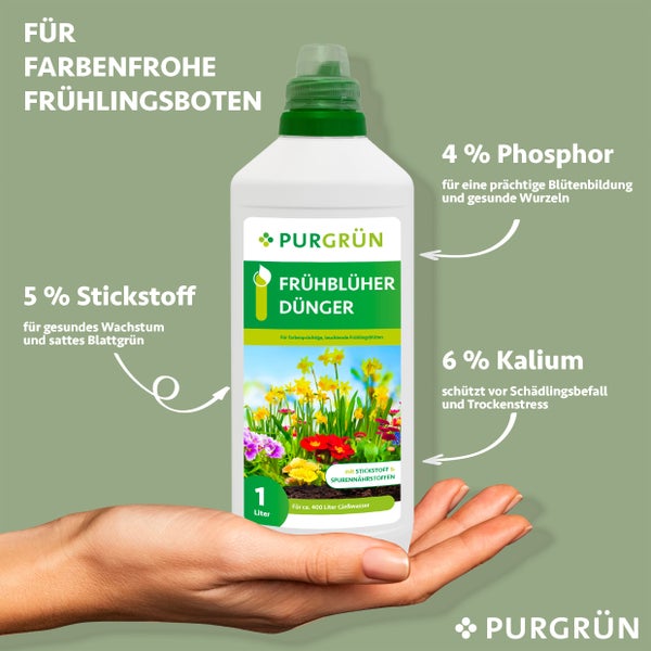 Purgrün Frühblüher-Dünger 1 Liter