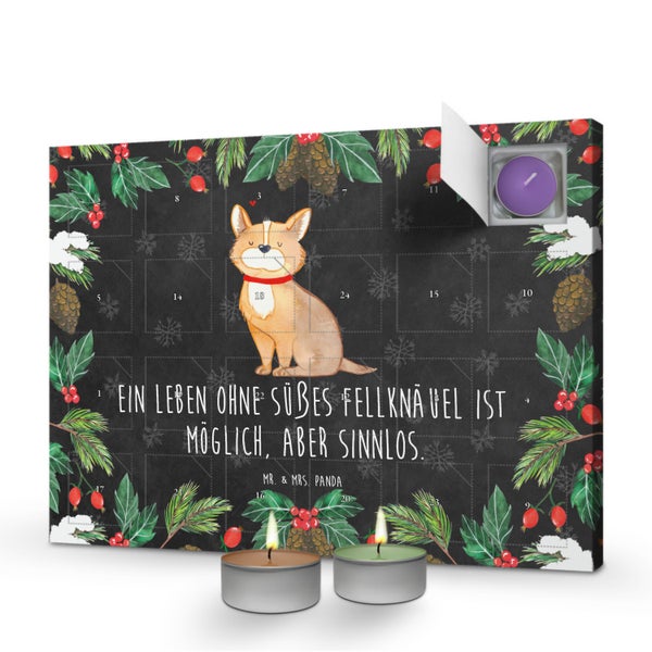 Mr. & Mrs. Panda Duftkerzen Adventskalender Hund Glück - Schwarz