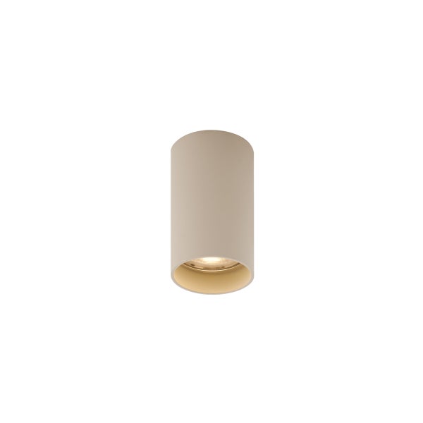 Moderner Einbaustrahler Beige GU10 50mm rund - Tuba