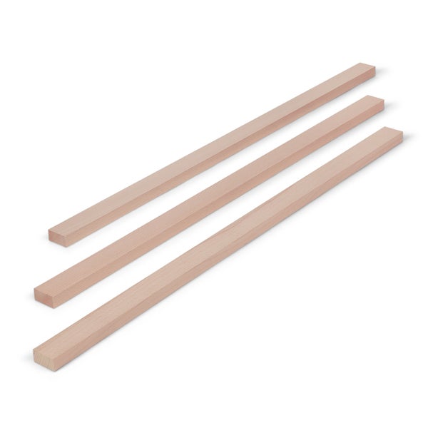 Drei Holzleisten
