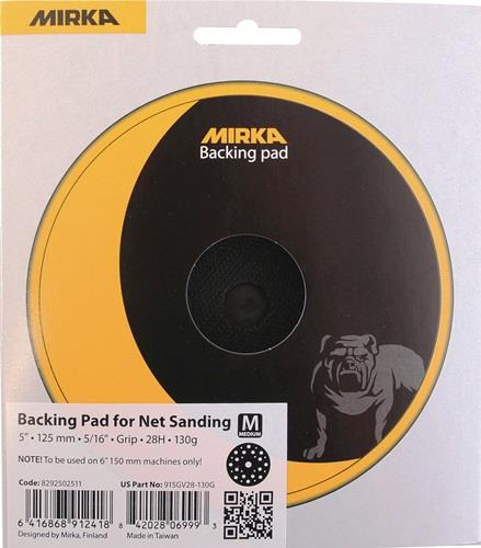 Mirka Stützteller für Netzschleifen, 125 mm