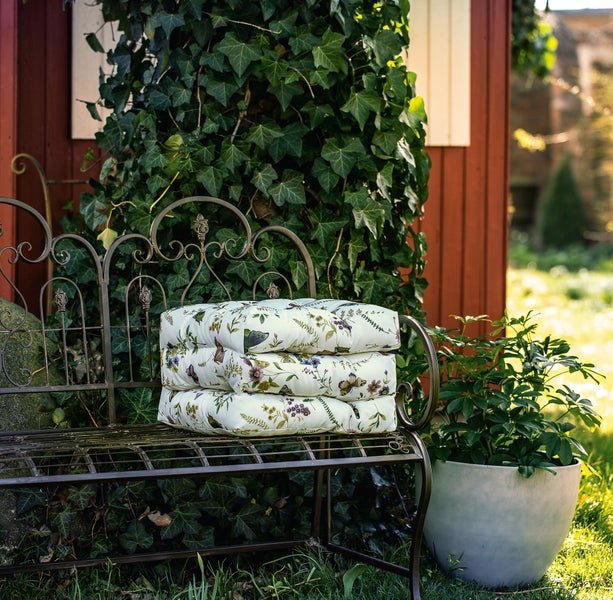FRANK FLECHTWAREN | Sitzauflage Sommerwiese, faltbar, POLYESTER, 120 x 40 x 8 cm