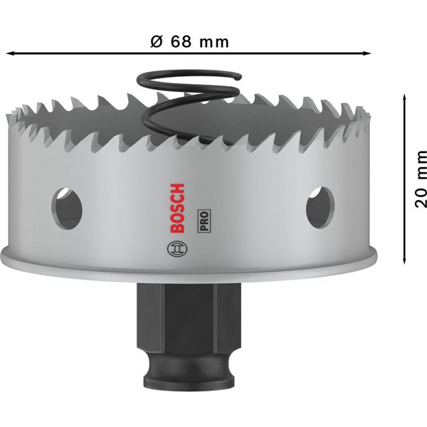 PC Plus Lochsäge Bosch Pro Sheet Metal 68 mm 1 Stück