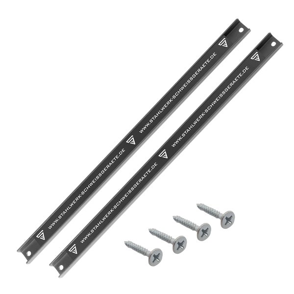 STAHLWERK 2 x Magnetleiste MWZ-18 ST 18 45 cm Werkzeugleiste Magnetschiene