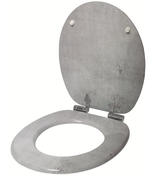 WC-Sitz mit Absenkautomatik Beton
