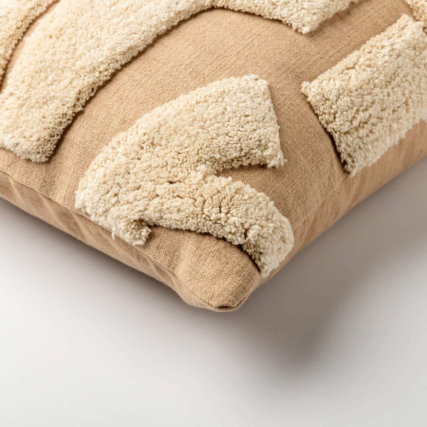 Milas Kissenbezug - Organisch 30x50 cm, Beige
