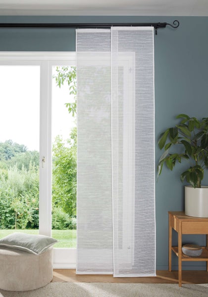 FRANK FLECHTWAREN | Panel Light White, POLYESTER, 40 x 245 cm