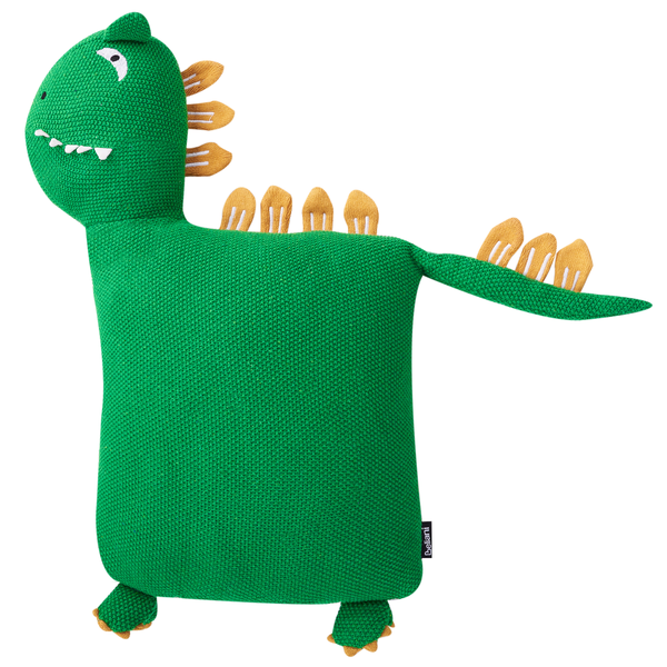 Kinder Dekokissen Dinosauriermotiv Baumwolle grün 45 x 45 cm 2er Set DINOS