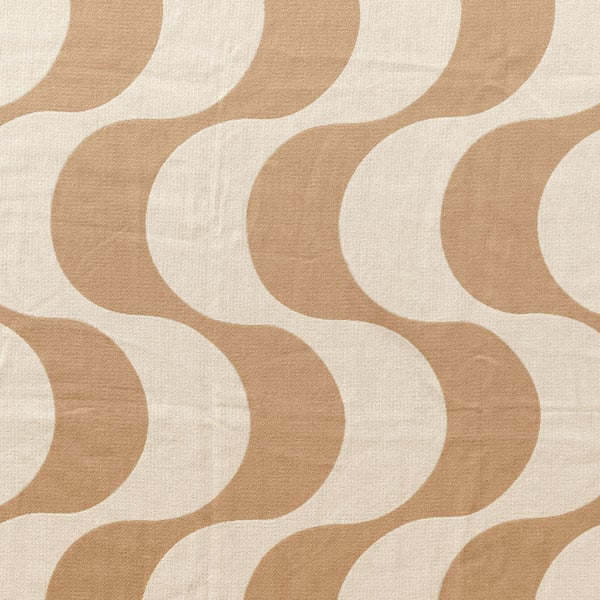 Textile Oberfläche mit Wellenmuster