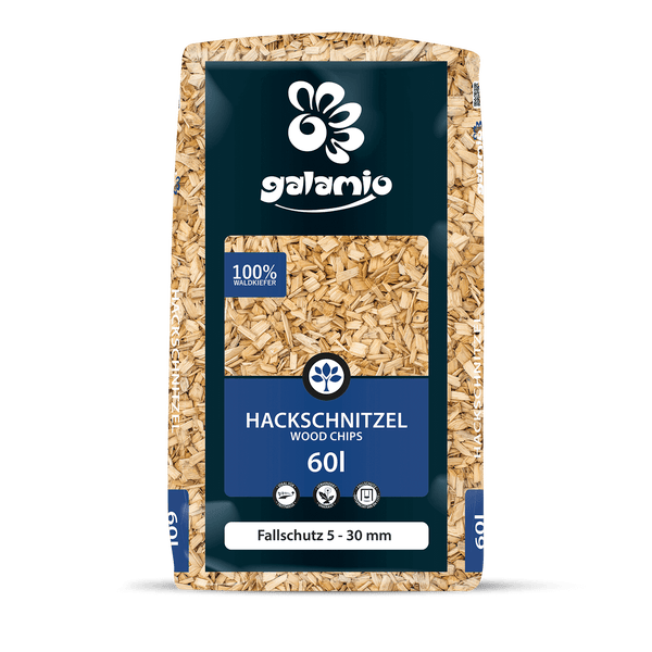 Galamio Holzhackschnitzel Fallschutz 60l