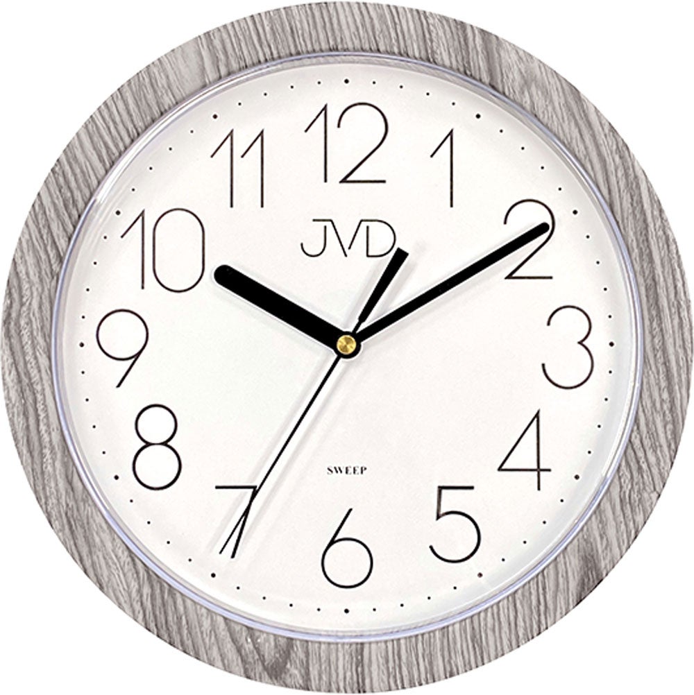 JVD Wanduhr H612.22 | Wanduhren modern | Geräuschlose Uhren