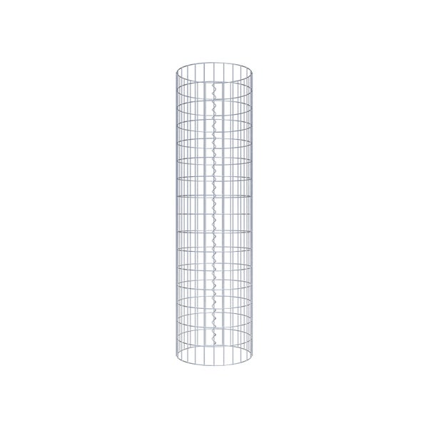 Gabionensäule Durchmesser 42 cm, MW 5 x 10 cm rund - Höhe: 1,60 m