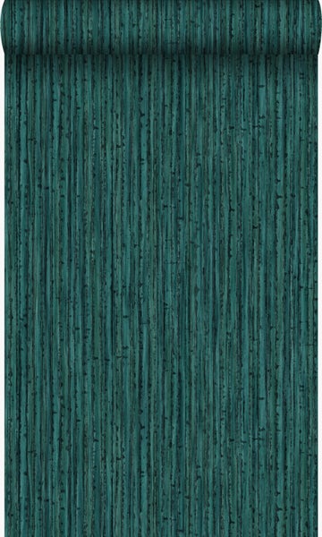 Origin Wallcoverings Tapete Bambusmuster Smaragdgrün - 53 cm x 10,05 m - 347403