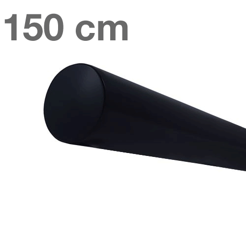 Schwarzes Geländer 150 cm