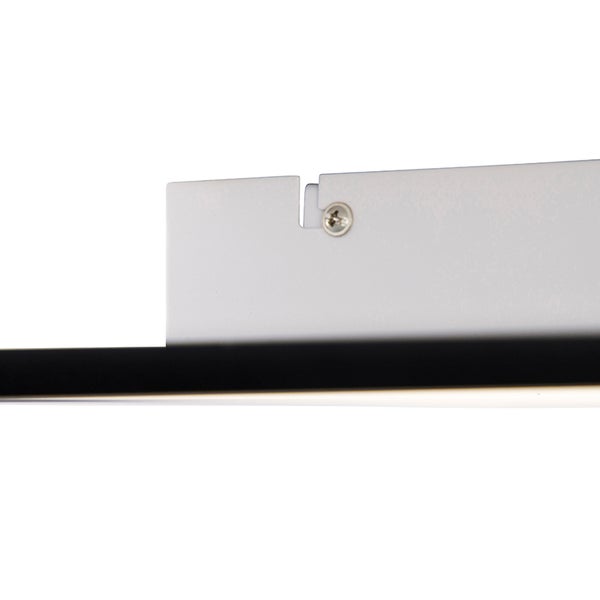 Detailaufnahme einer Schiene für Beleuchtung mit Schraubbefestigung