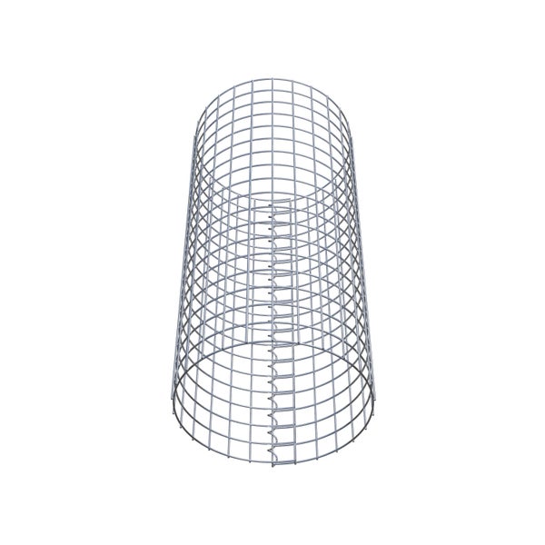 Gabionensäule Durchmesser 42 cm MW 5 x 5 cm rund - Höhe: 90 cm