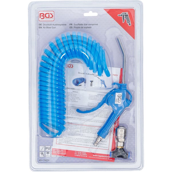 BGS technic Druckluft Ausblaspistole im Blister