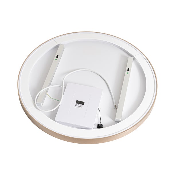 Runde Deckenleuchte, Rückseite