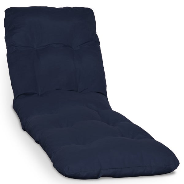 Beautissu Flair RL Rollliegenauflage 190x60x8cm Dunkelblau