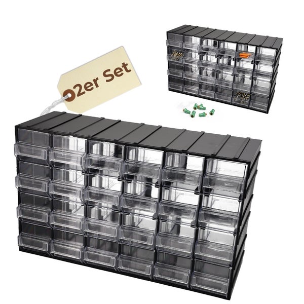 Schraubensortierkasten als 2er Set