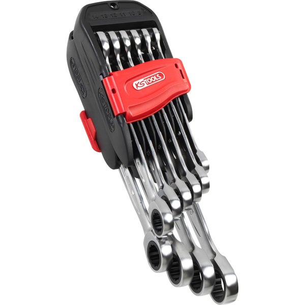 KS Tools Ringratschenschlüssel Satz im Halter