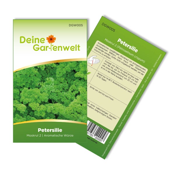 Petersilie Mooskrause Samen von Deine Gartenwelt