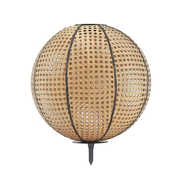 Lindby LED Solarleuchte Lemark (spritzwassergeschützt (Modern) aus Metall (1 flammig, ) - Dekorationsleuchte Solarlampe