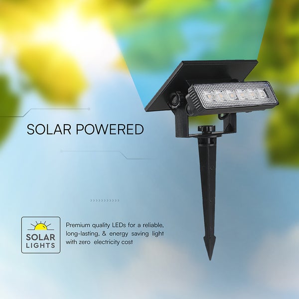 Solarleuchte mit Erdspieß für den Außenbereich