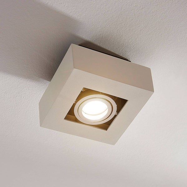 Deckeneinbaustrahler mit quadratischer Blende