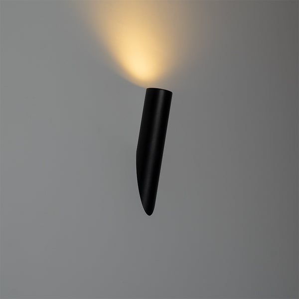Moderne Wandleuchte schwarz GU10 50mm - Slam