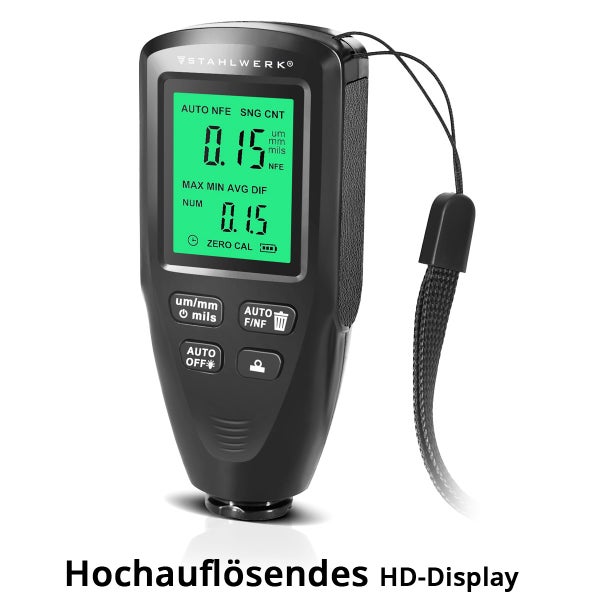 STAHLWERK Schichtdickenmessgerät zur Messung der Materialstärke