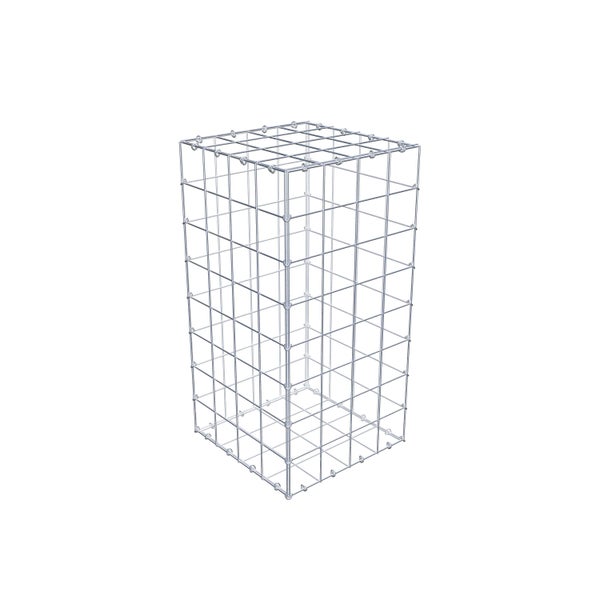 Gabione 80 cm x 40 cm x 40 cm (L x H x T), Maschenweite 10 cm x 10 cm, C-Ring