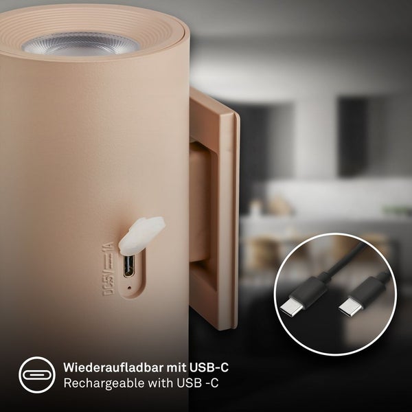 LED Wandleuchte Wandlampe ohne Stromanschluss Bewegungsmelder Akku ohne Bohren