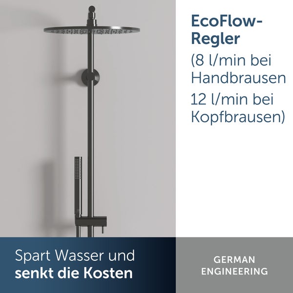 Duschsystem mit Kopfbrause und Handbrause