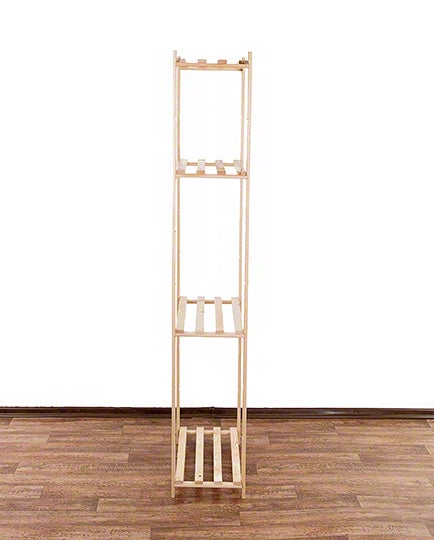 PROREGAL Holzregal Timbercraft HxBxT 170 x 65 x 28,5 cm Fachlast 35 kg 4 Fachboden 1,4 cm Dickes Kiefernholz Natur